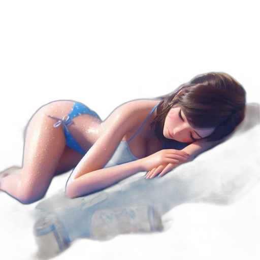 dress, photorealistic, concept art, watercolor transparent PNG cut-out