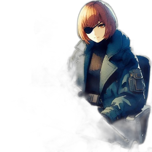 jacket, mask, face, weapon transparent PNG cut-out