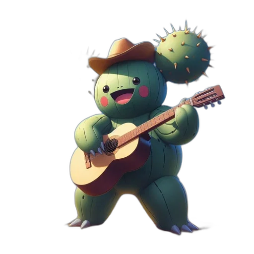 creature, hat, concept art, pixel art transparent PNG cut-out