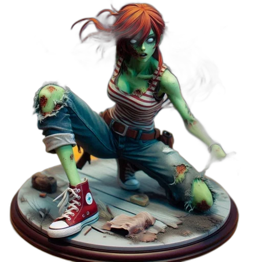 concept art, fantasy art, comic book art, detailed transparent PNG cut-out