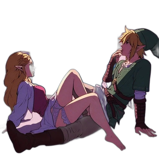 concept art, pixel art, anime, watercolor transparent PNG cut-out