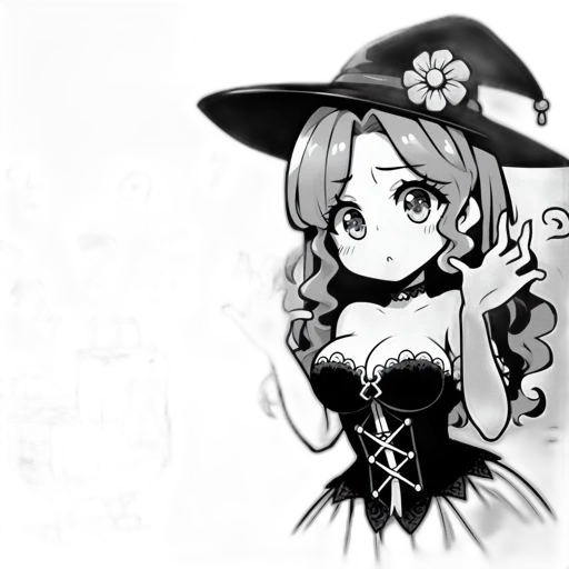hat, crown, dress, staff transparent PNG cut-out