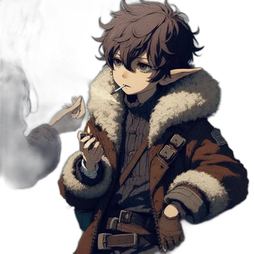 staff, jacket, weapon, sword transparent PNG cut-out