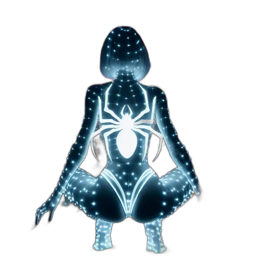 jewelry, robot, jacket, creature transparent PNG cut-out