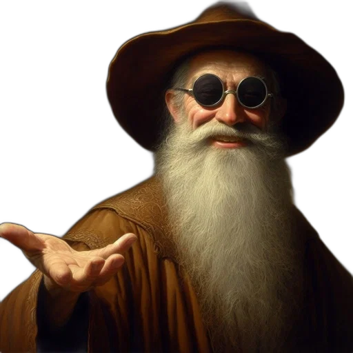 hat, face, mask, staff transparent PNG cut-out