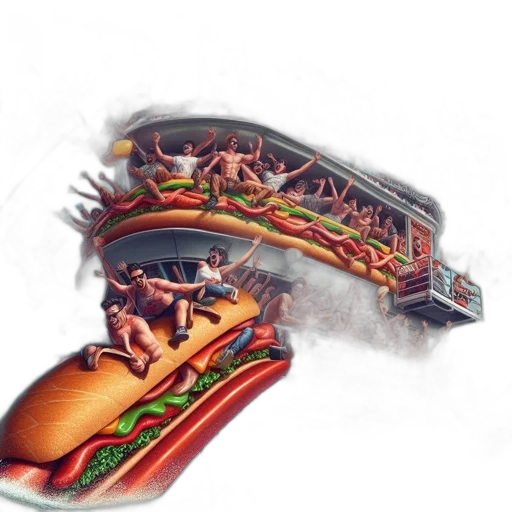 car, food, weapon, concept art transparent PNG cut-out