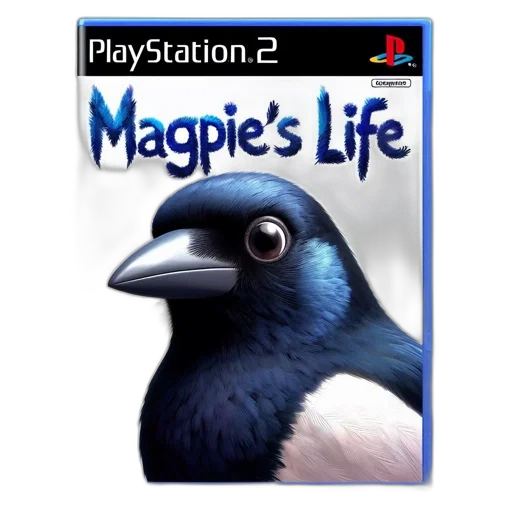 concept art, photorealistic, close-up, magpie transparent PNG cut-out