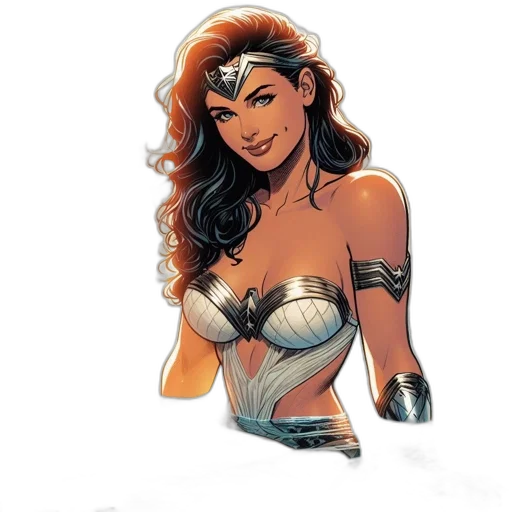 comic book art, concept art, cartoon, fantasy art transparent PNG cut-out