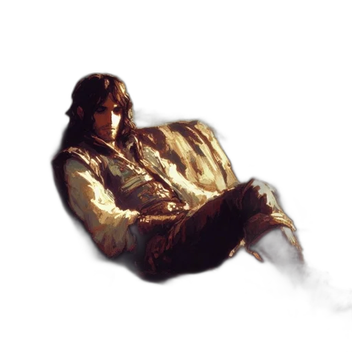 jacket, face, sword, robot transparent PNG cut-out