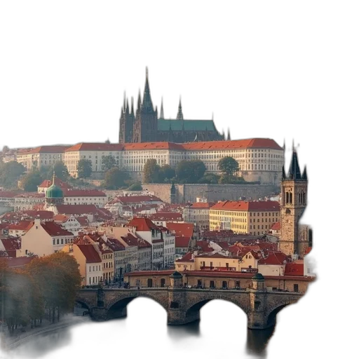 building, watercolor, concept art, photorealistic transparent PNG cut-out