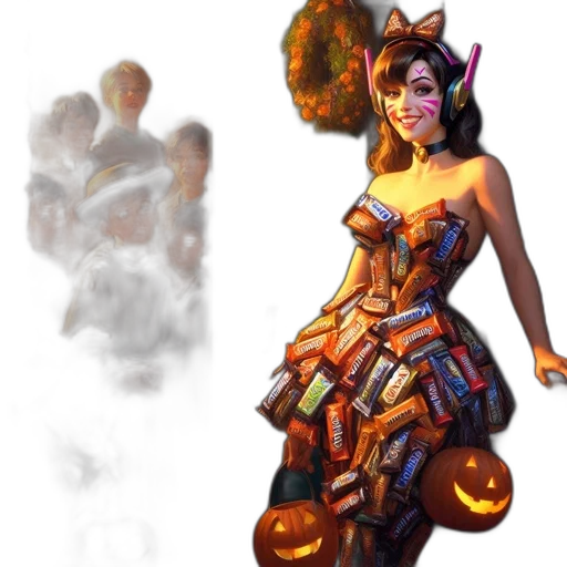 concept art, fantasy art, pixel art, photorealistic transparent PNG cut-out