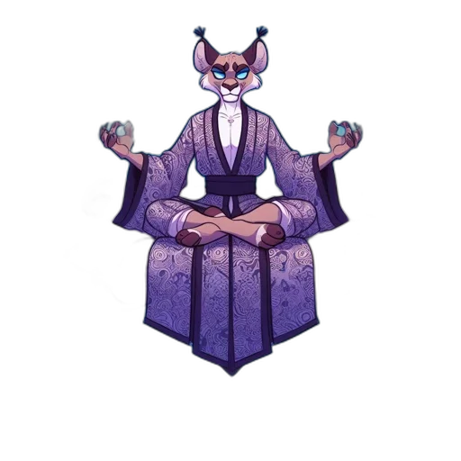 staff, mask, creature, jacket transparent PNG cut-out
