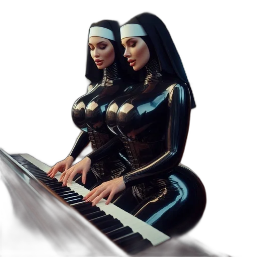 concept art, fantasy art, 3d render, cyberpunk transparent PNG cut-out