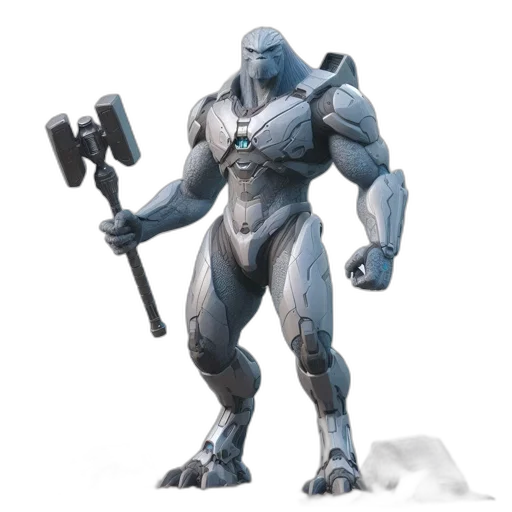 robot, weapon, creature, concept art transparent PNG cut-out