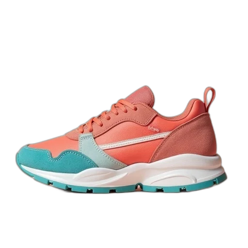 shoes, vaporwave, 3d render, pastel transparent PNG cut-out