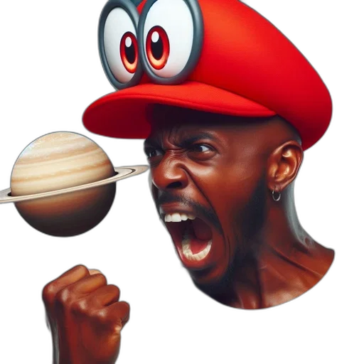 hat, face, concept art, pixel art transparent PNG cut-out