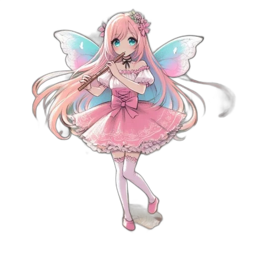 staff, dress, creature, weapon transparent PNG cut-out