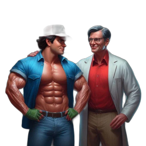 jacket, robot, concept art, comic book art transparent PNG cut-out