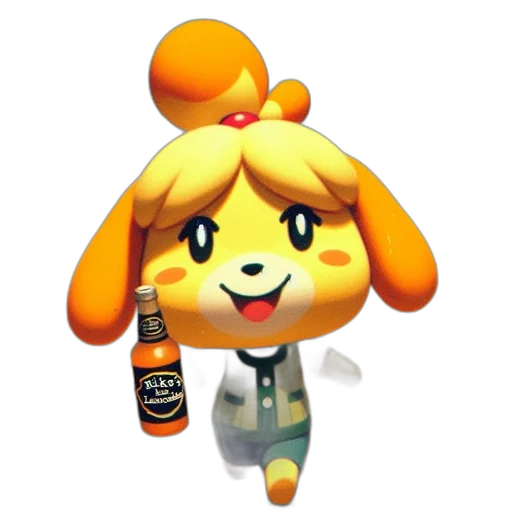 bottle, animal, staff, creature transparent PNG cut-out