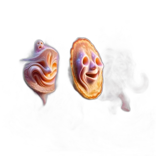 food, mask, face, creature transparent PNG cut-out