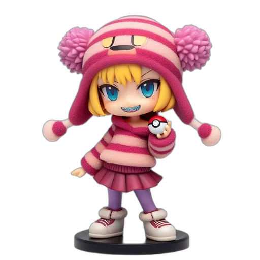 hat, 3d render, concept art, pixel art transparent PNG cut-out