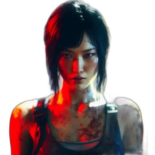 face, robot, weapon, cyberpunk transparent PNG cut-out