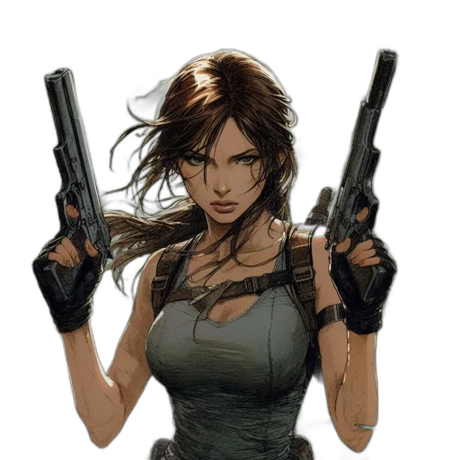 weapon, comic book art, cyberpunk, concept art transparent PNG cut-out