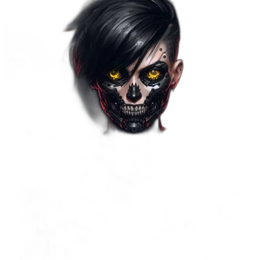 mask, face, creature, concept art transparent PNG cut-out