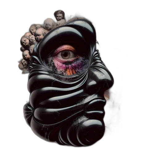 mask, face, creature, robot transparent PNG cut-out