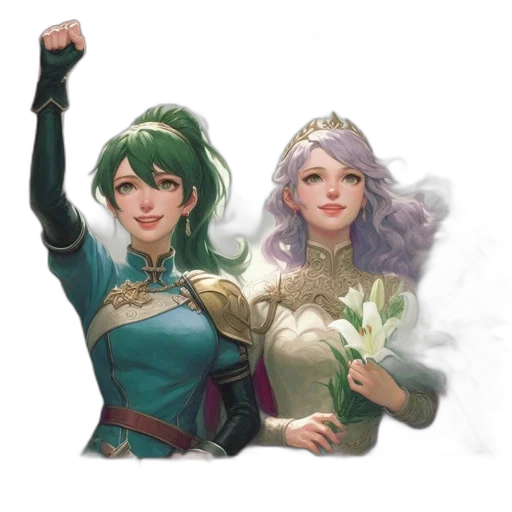 crown, staff, weapon, fantasy art transparent PNG cut-out