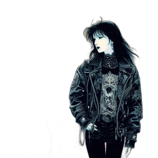 jacket, photorealistic, concept art, cartoon transparent PNG cut-out