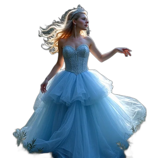 dress, concept art, fantasy art, photorealistic transparent PNG cut-out