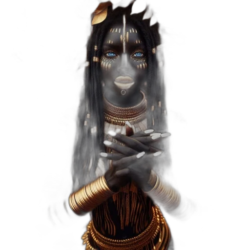 mask, staff, jewelry, face transparent PNG cut-out