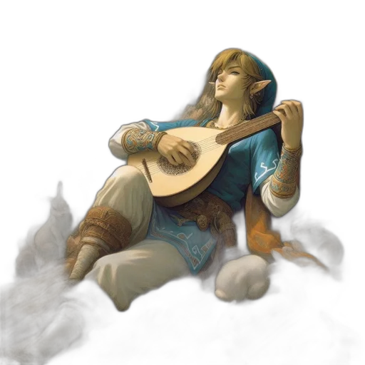 fantasy art, concept art, pixel art, watercolor transparent PNG cut-out