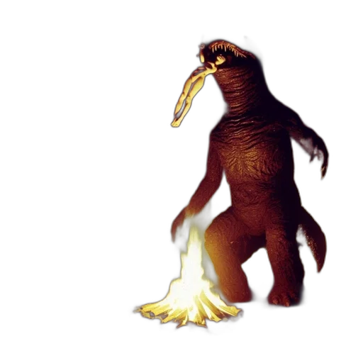 creature, animal, dragon, staff transparent PNG cut-out