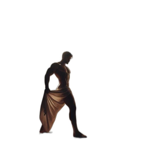 dress, staff, robot, creature transparent PNG cut-out