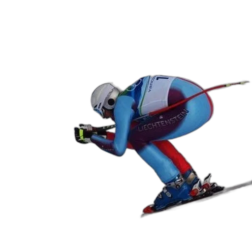 staff, 3d render, concept art, skier transparent PNG cut-out