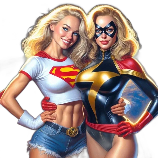 comic book art, concept art, cartoon, photorealistic transparent PNG cut-out