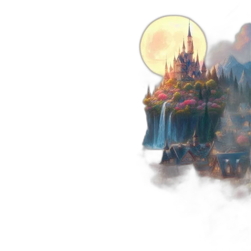 dragon, crown, sword, concept art transparent PNG cut-out