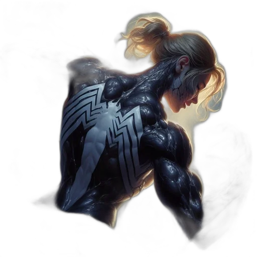 hair, mask, creature, robot transparent PNG cut-out
