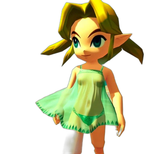 dress, staff, creature, weapon transparent PNG cut-out