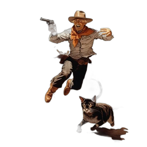 animal, weapon, staff, creature transparent PNG cut-out