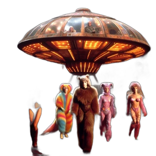 umbrella, creature, animal, concept art transparent PNG cut-out