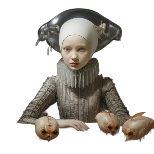 robot, mask, crown, jewelry transparent PNG cut-out