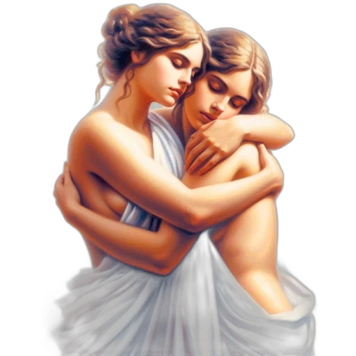 jewelry, dress, photorealistic, oil painting transparent PNG cut-out