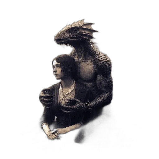 dragon, creature, animal, fantasy art transparent PNG cut-out