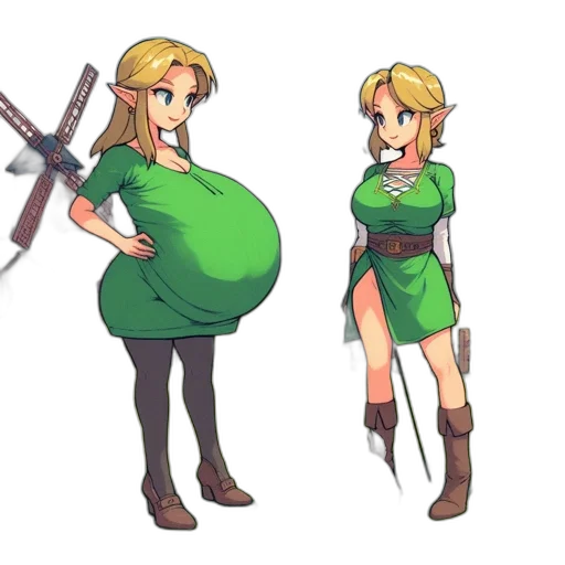 dress, weapon, concept art, pixel art transparent PNG cut-out