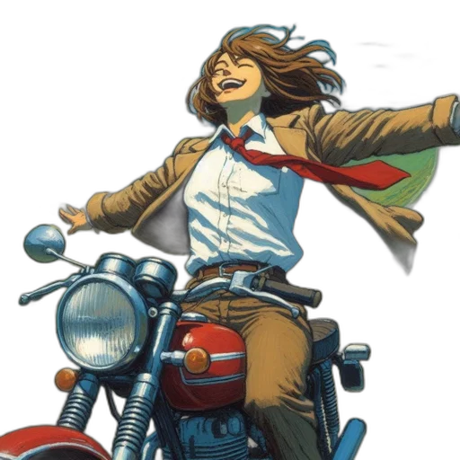 jacket, comic book art, concept art, cartoon transparent PNG cut-out