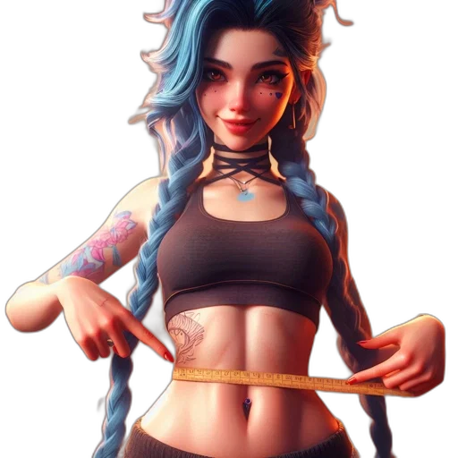 staff, hair, jewelry, fantasy art transparent PNG cut-out