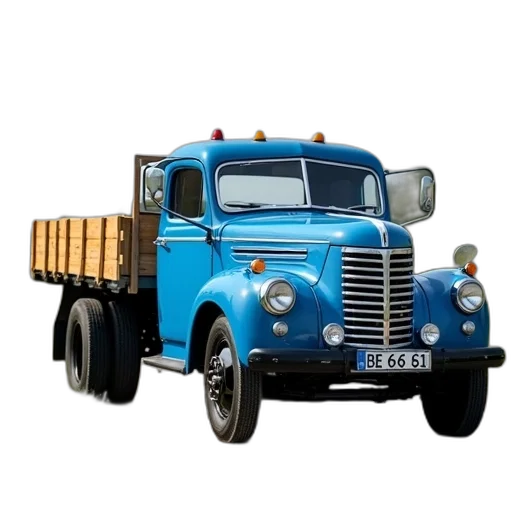 car, 3d render, photorealistic, vintage transparent PNG cut-out